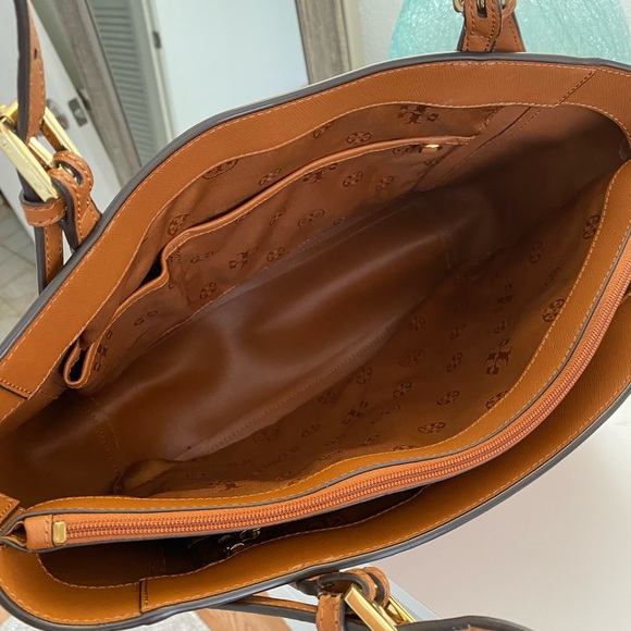 Tory Burch Tan Leather Tote - Picture 4 of 5